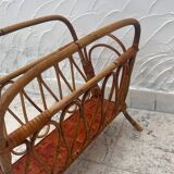Bamboo magazine rack