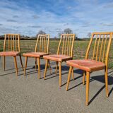 Set of 4 chairs by Antoine Suman