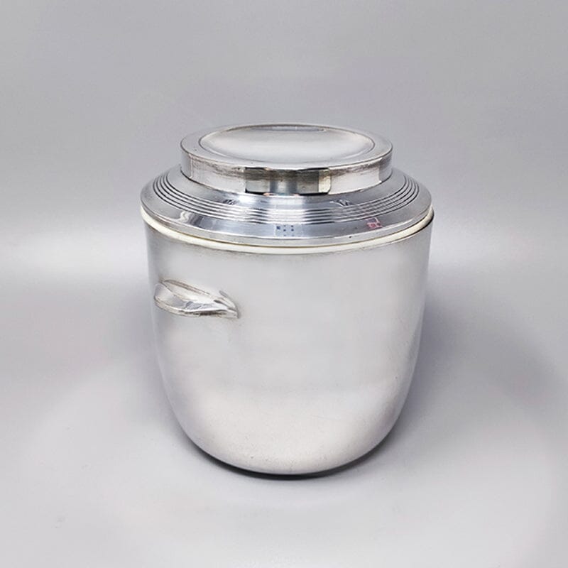 Ice bucket in silver plated. made in italy