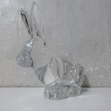 crystal rabbit trinket tray
