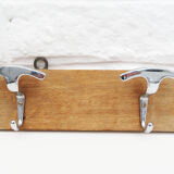 Vintage wood wall hanging Coat Rack