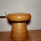 Bamboo mushroom stool, circa 1980