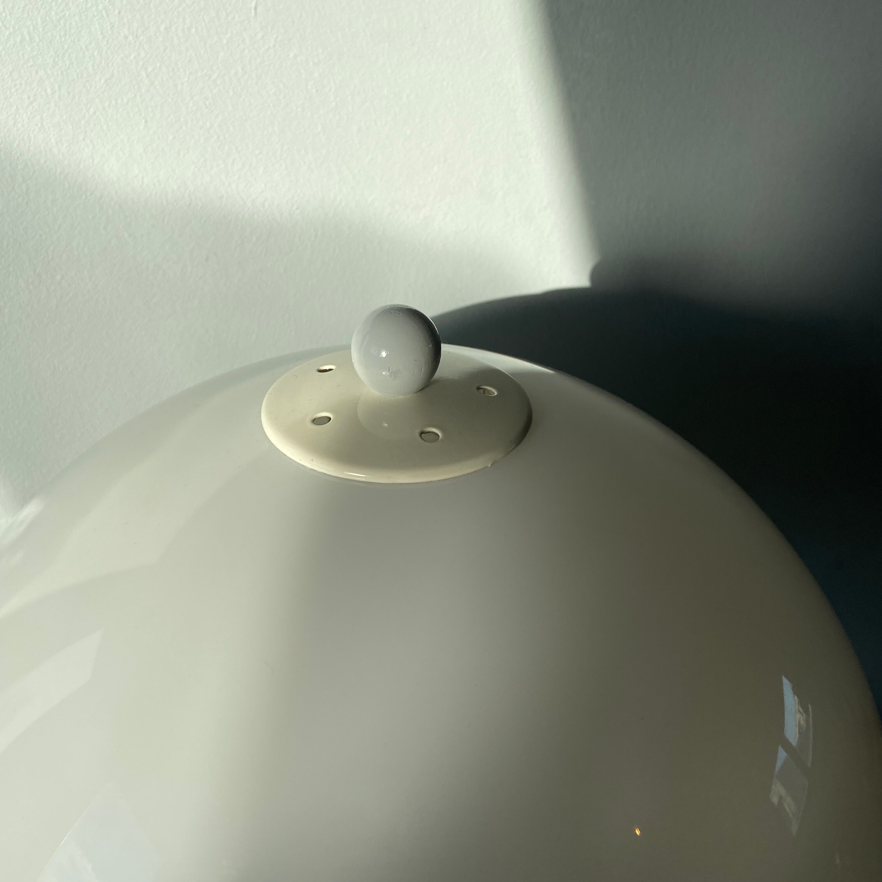 Vintage white Mushroom lamp