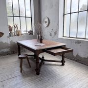 Table chêne style Louis XIV 1900