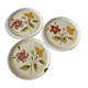 Set of 3 plates sarreguemines model Ramatuelle
