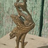 Antique bronze candlesticks