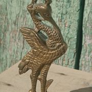Bougeoirs anciens en bronze