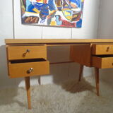 Vintage Ekawerk desk 50s Compass Feet