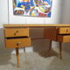 Vintage Ekawerk desk 50s Compass Feet