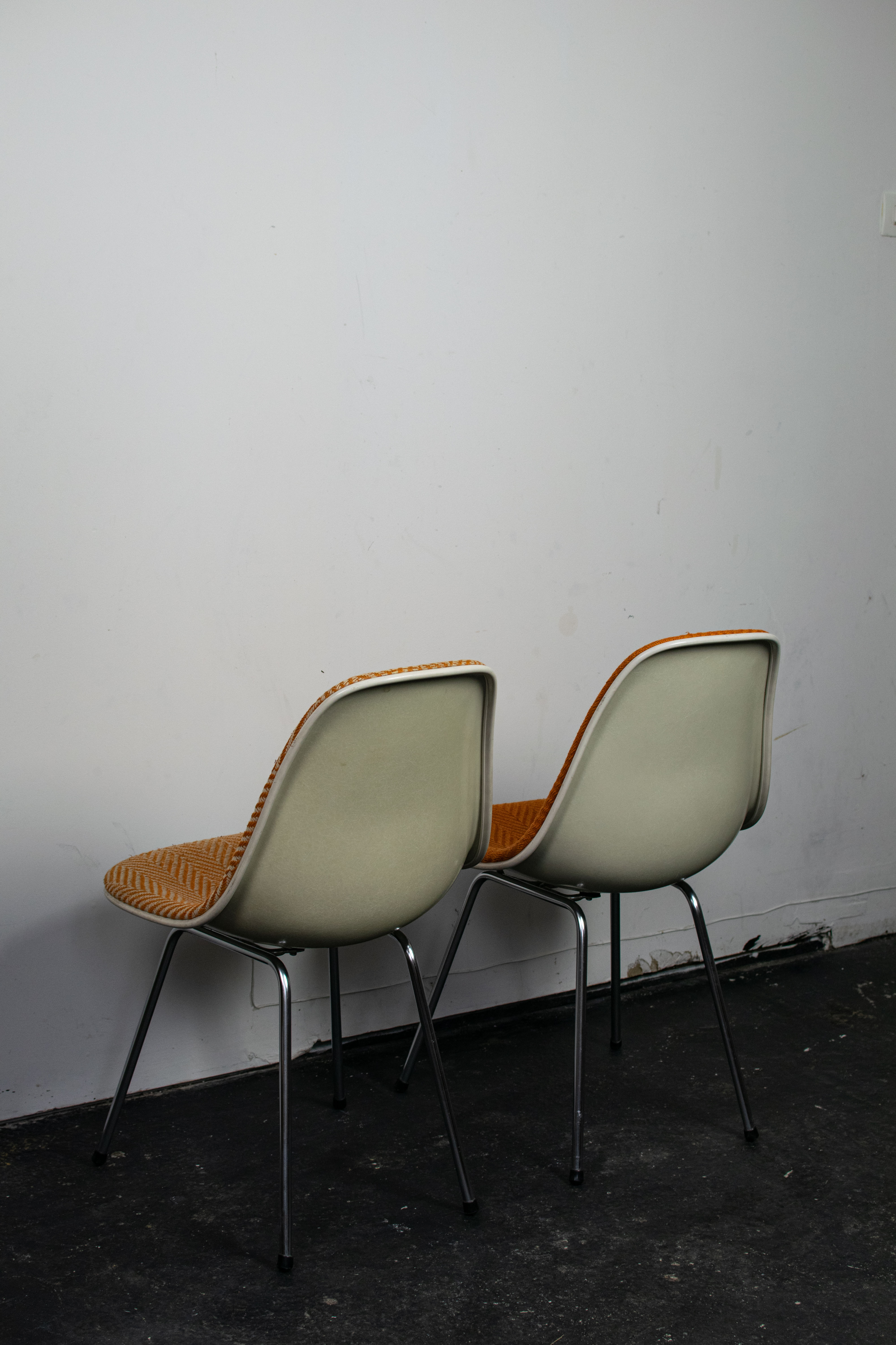 Paire de chaises DSX par Eames pour Herman Miller, 1960