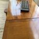 Table repas style drapière noyer 2m5/3m5 1900