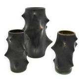 Ceramic vases from the 1970s, by Michael Andersen designed by Knud Basse.