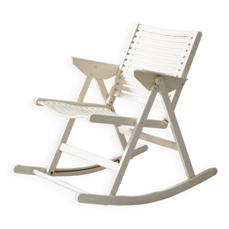 Chaise à bascule pliante Rex conçue par Niko Kralj, Slovénie 1956.