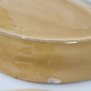 Vintage Fish Serving Plate: KIL Yugoslavia Mid-Century Tableware