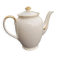 White and golden teapot villeroy and boch