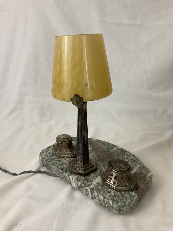 Lampe de bureau encrier art nouveau art déco 1930 années 30