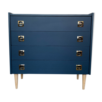 Dresser midnight blue compass feet