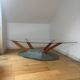 Table basse de Paolo Deganello modèle artifici de 1985