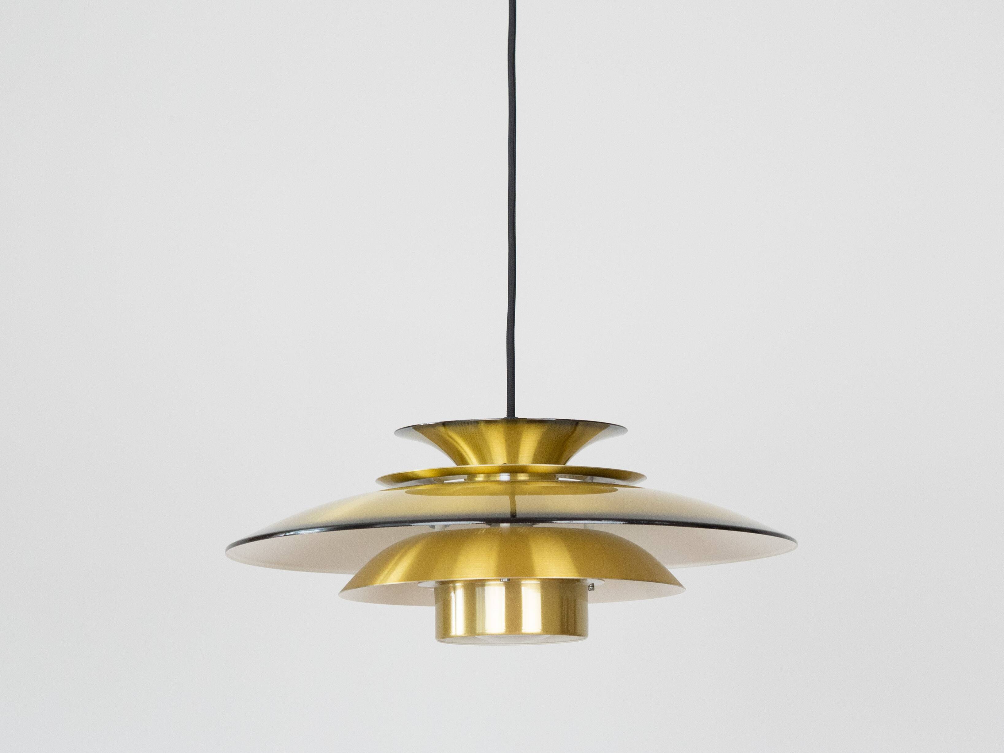 Danish vintage pendant lamp Roma from 1980s