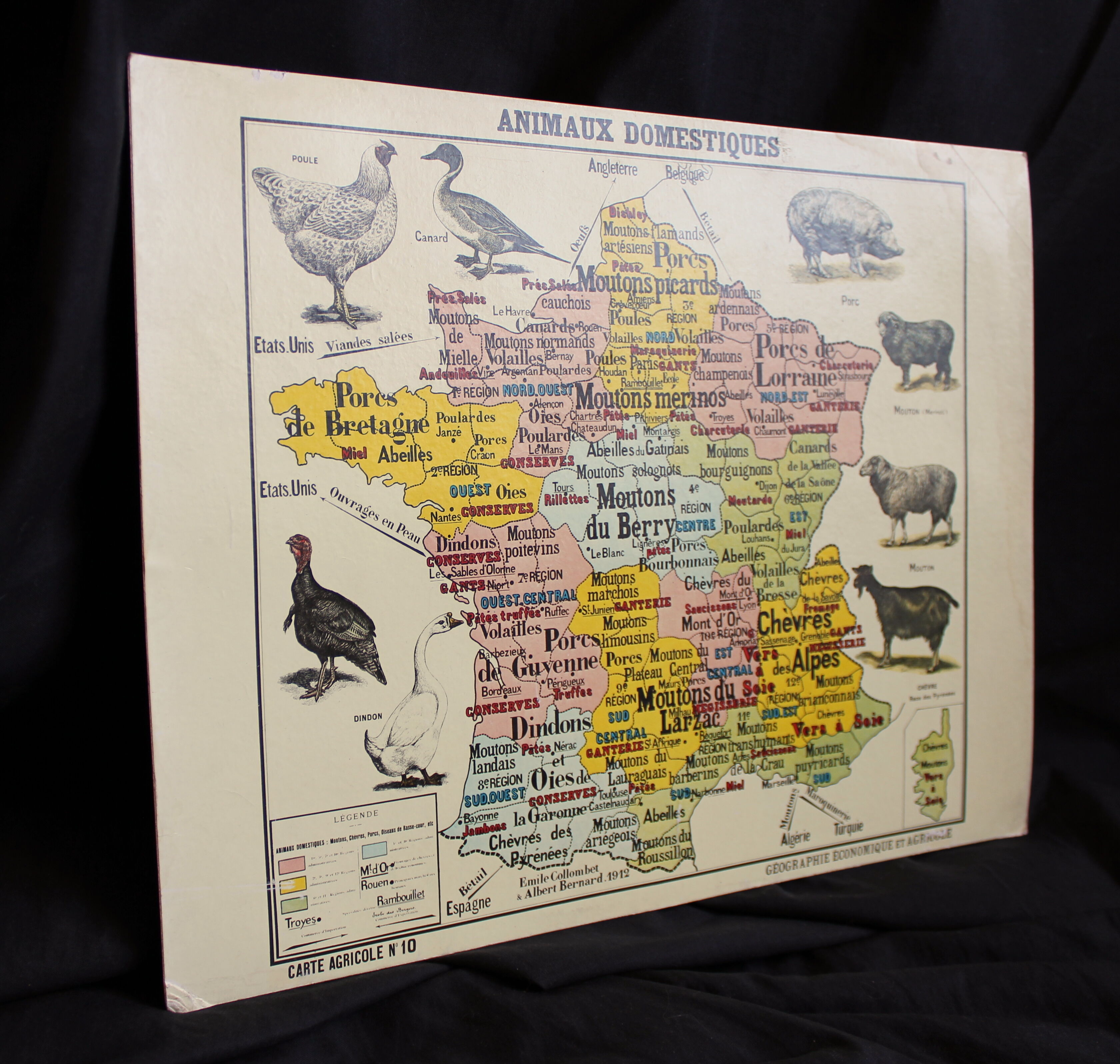 Vintage poster "Domestic animals"