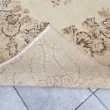 Beige Oushak Anatolian Floor Rug sku 844