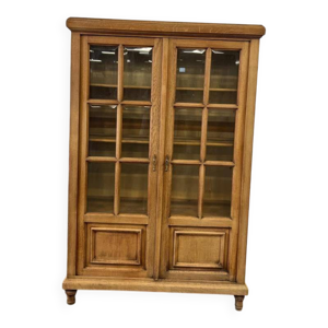 vitrine en bois vintage