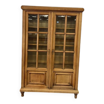 Vintage wooden display cabinet / bookshelf / shelf