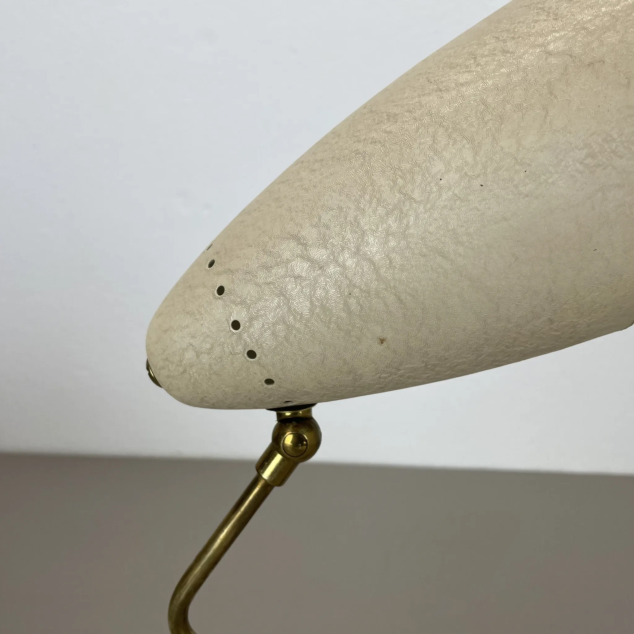 Rare Adjustable Theatre Wall Light in Brass in the Style of Stilnovo, Italy 1950s