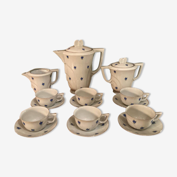 Retro Czechoslovakia Celadon Coffee Service