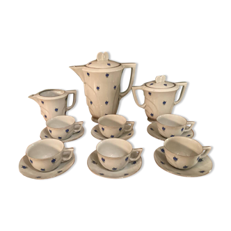 Retro Czechoslovakia Celadon Coffee Service