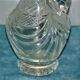 Carafe ewer for wine or water crystal cross of lorraine