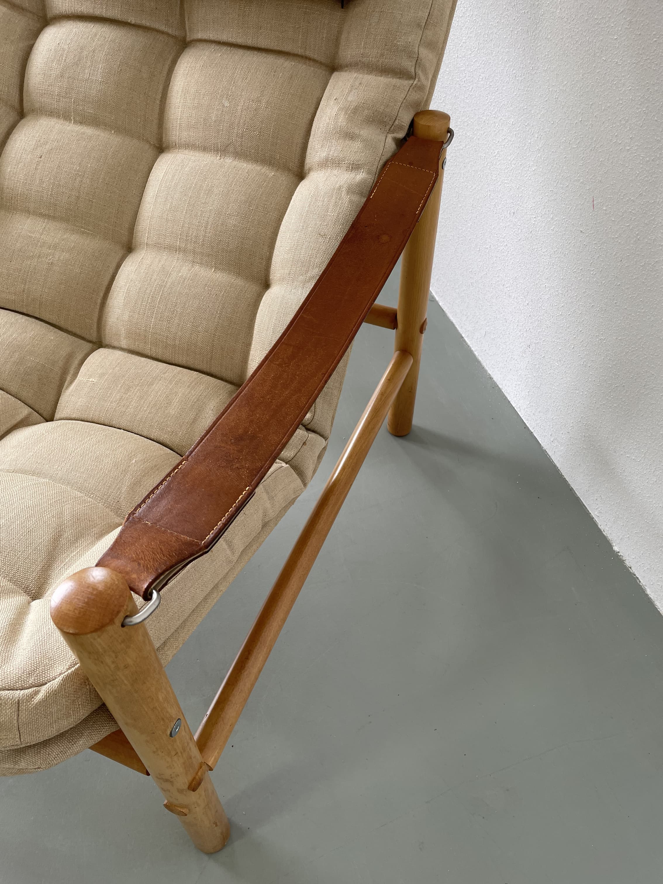 Safari chair & ottoman by Bror Boije for Dux