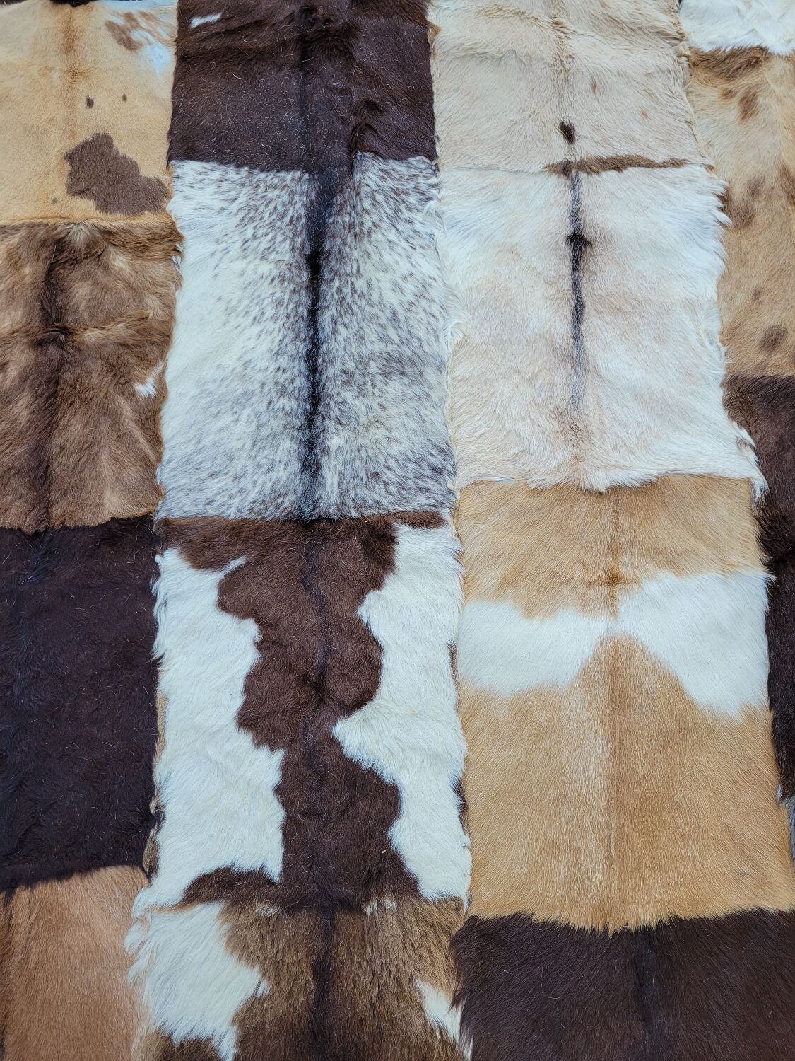 Mexican goatskin rug
