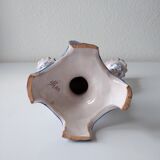 Ceramic chandelier hand-painted with signature