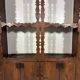 Antique rustic wall unit plate cabinet 1900