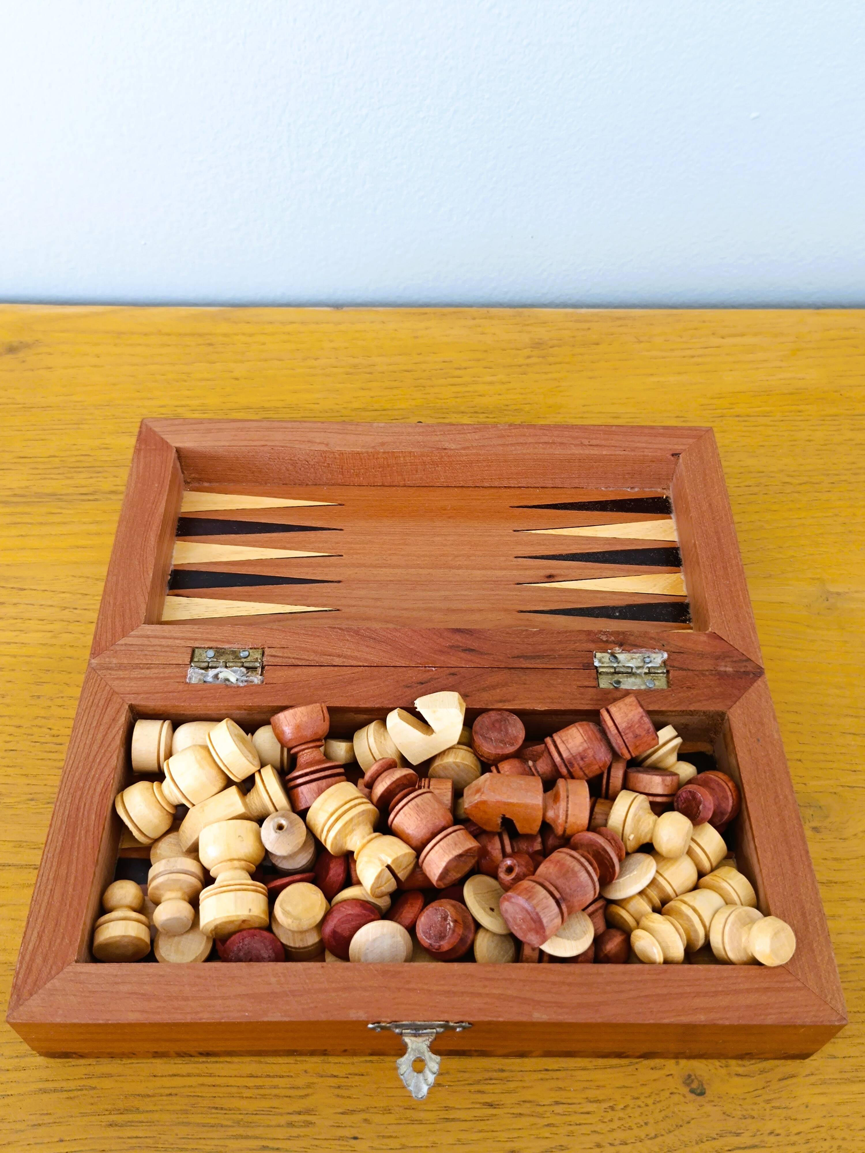 Chess and backgammon game