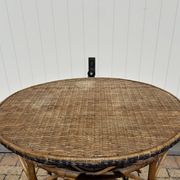 Table rotin et bambou