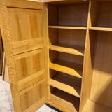 Large solid oak wardrobe - Guillerme & Chambron