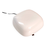 Ceiling light, square wall lamp in opaline, mid-20th century.