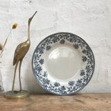 Plat sur piédouche terre de fer  St Amand