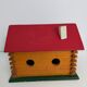 Wooden house furnished vintage toy child