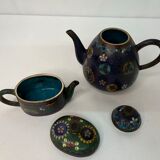 Cloisonné bronze jugs, early 20th century, China