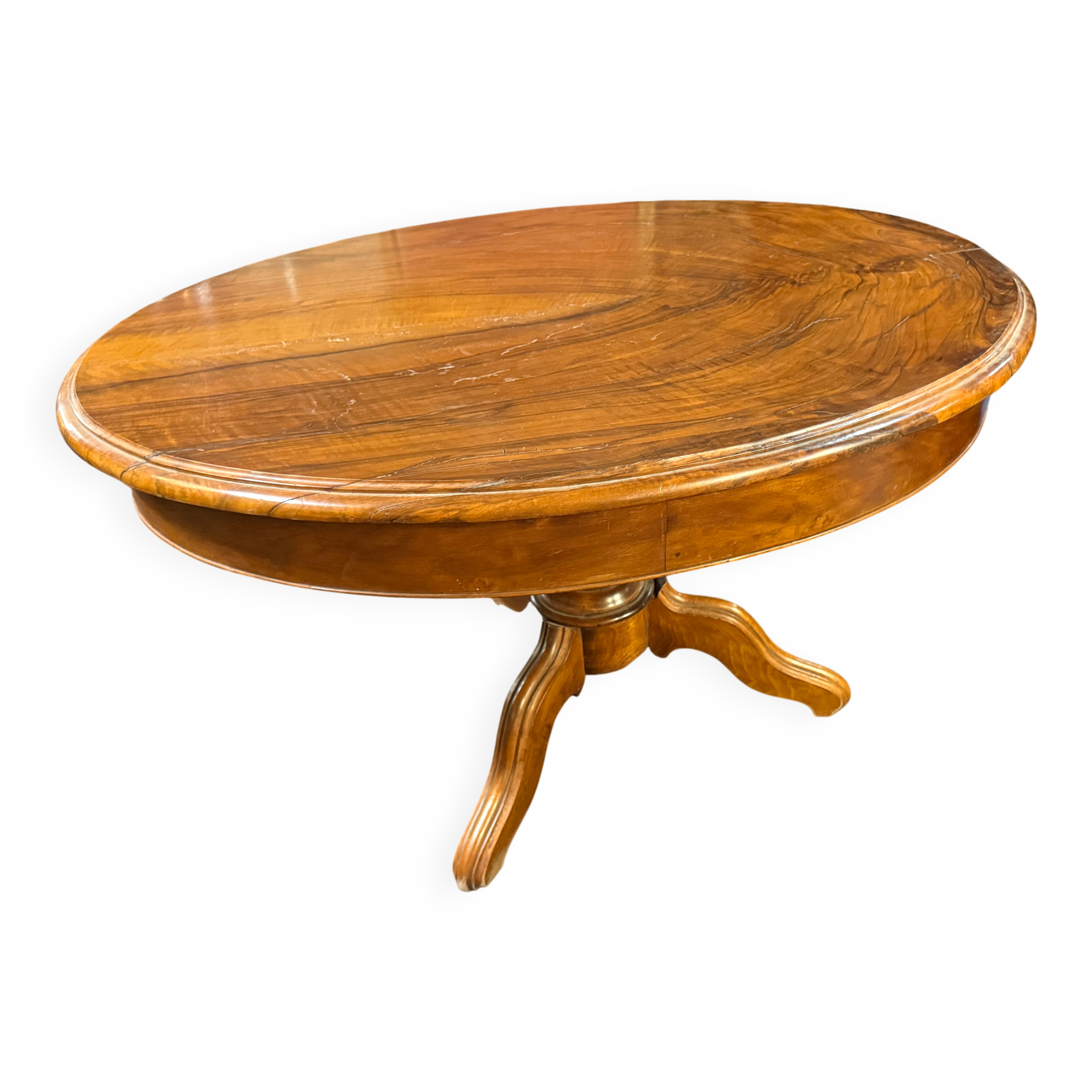 Table basse en noyer