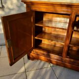 Louis Philippe low sideboard in cherry wood