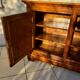 Louis Philippe low sideboard in cherry wood