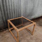 Table basse bambou / rotin