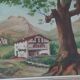oil on canvas Basque landscape signed Yves Babonnaud 20th century