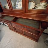 English display cabinet in mahogany