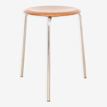 Arne Jacobsen, tripod stool 3170 "The Dot" for Fritz Hansen