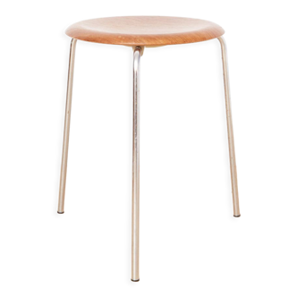 Arne Jacobsen, tripod stool 3170 "The Dot" for Fritz Hansen